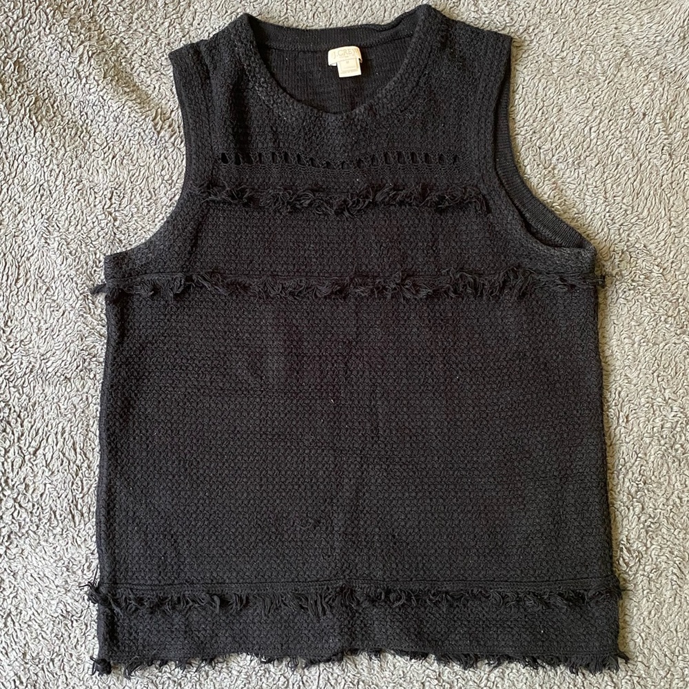 J crew sweater tank